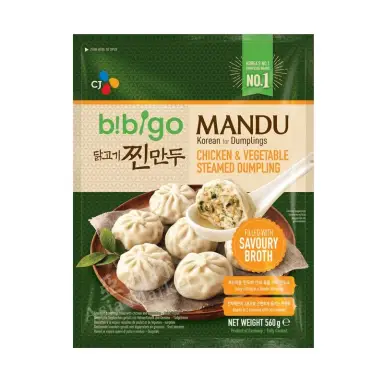 Bibigo Gedämpfte Knödel mit Hühnchen und Gemüse, 560 g