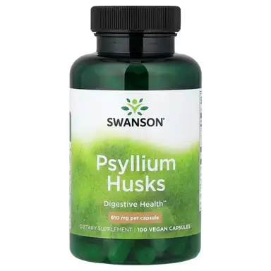 Swanson Psyllium Husk Digestive Support 610mg Capsules - 100 Capsules