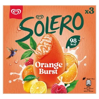 Solero Orange Burst Ice Cream Sticks 270ml