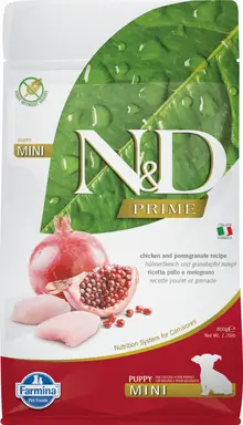 Farmina N&D Prime Huhn Hundefutter für Welpen Kleinrassen 800 g