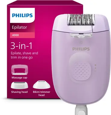 Philips Satinelle Essential BRE257/00 compacte epilator met snoer