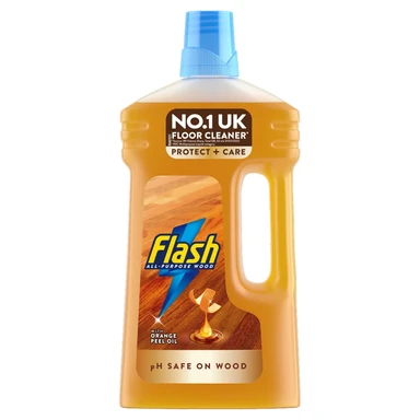 Flash Wood Floor Liquid Cleaner, 1l