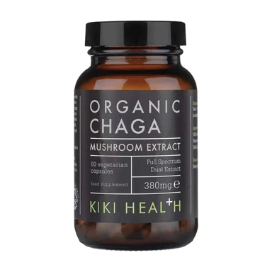 KIKI Health Chaga Extract, 380mg - 60 Vegan Capsules