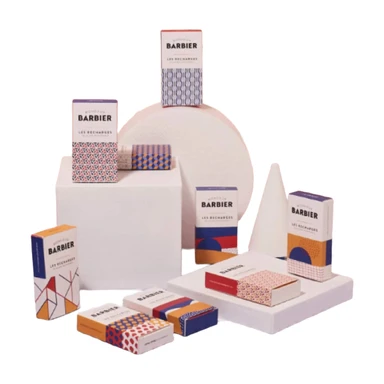 MONSIEUR BARBIER Pack 4 recharges LE CHALLENGER compatible manches MACH3® - 3 lames