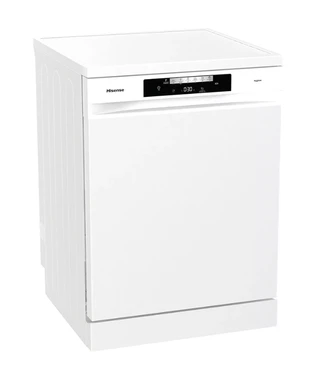 Hisense HS642D90WUK 60cm Freestanding Dishwasher - 14 Place Settings - White - D Rated