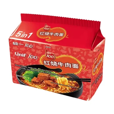 Uni-President Braised Beef Noodles 5×108g