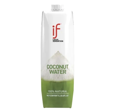 IF 100% Kokoswater 1L