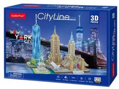 CUBIC FUN 3D Puzzel Stadsserie New York - 123 stuks