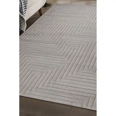 Homemaker Rug Malmo Maze Rectangle Grey 127x170cm