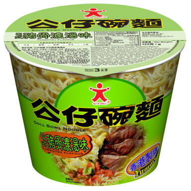 Doll Bowl Noodles (Tonkotsu Flavour) 122g 公仔碗面日式猪骨浓汤味