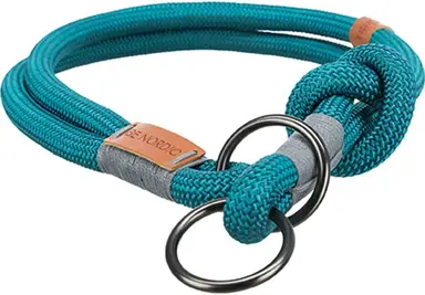 TRIXIE Jollypaw HB BE Nord halfslip halsband petrol/grijs 45 x 0,8 cm