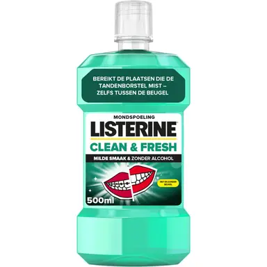 Listerine Mondwater 500 ml Clean & Fresh