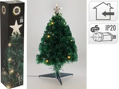 XMAS TREE 60CM FIBER OPTIC WW