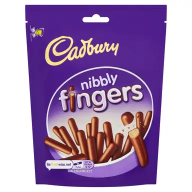 Cadbury Nibbly Fingers Pouch 125g