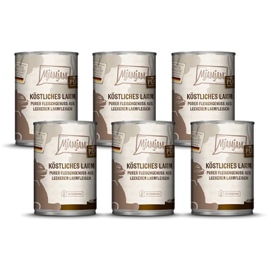 MjAMjAM Purer Fleischgenuss - köstliches Lamm pur 6 x 400 g