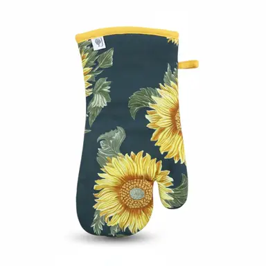 RHS by Dexam Single Oven Glove Sunflower Navy/Yellow