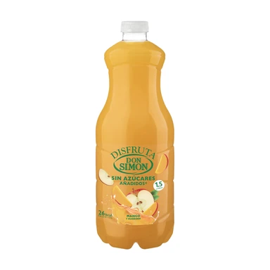 DISFRUTA DON SIMON Nectar mangue et pomme sans sucres ajoutés - 1,5 L