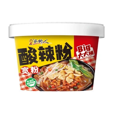 Jiaxiangren extra große sauer-scharfe Süßkartoffel-Glasnudeln (Becher-Version) 136 g