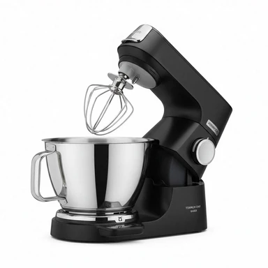 Kenwood Titanium Chef Baker, Keukenrobot Black, KVC85.004BK, Zwart