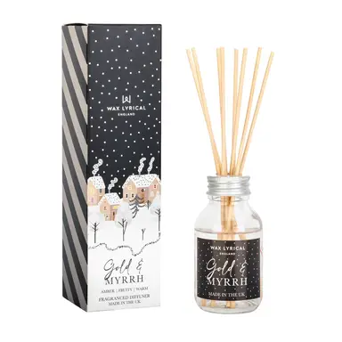 Wax Lyrical Diffuser Christmas Village Gold & Myrrh 100ml