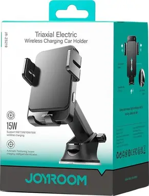 Joyroom JR-ZS219 Autotelemetrie-Halter mit 15W induktivem Ladegerät - schwarz