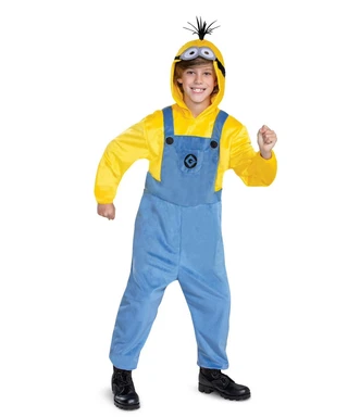 Minions Jumpsuit Dress Up Costume  7-8 Years
