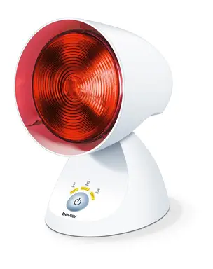 Beurer IL21 Infrared Lamp – 150W Heat Lamp for Colds, Muscle Pain & Tension Relief, 61687