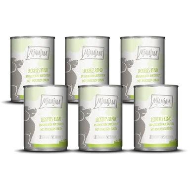 MjaMjaM Leckeres Rind an gekochten Kartoffeln mit knackigen Erbsen 6 x 400 g