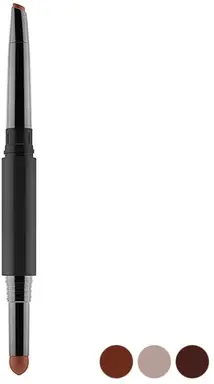 GOSH Copenhagen Brow Shape & Fill – 2-in-1 Augenbrauenstift & Puder 001 Brown 0,5 g
