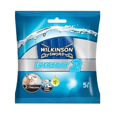 Wilkinson SWORD EVERYDAY 2 DISPOSABLE RAZOR MENS 5'S