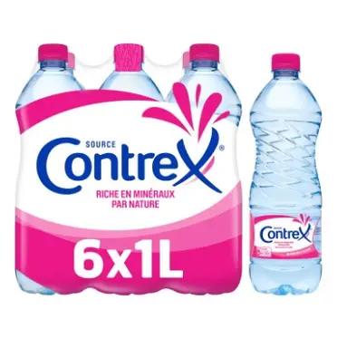 Contrex Eau minérale naturelle - 6 x 1 L