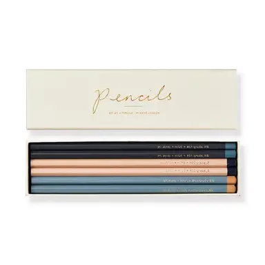 Assorted Pencil Box, Pack of 6 (2x HB, B, 2B)