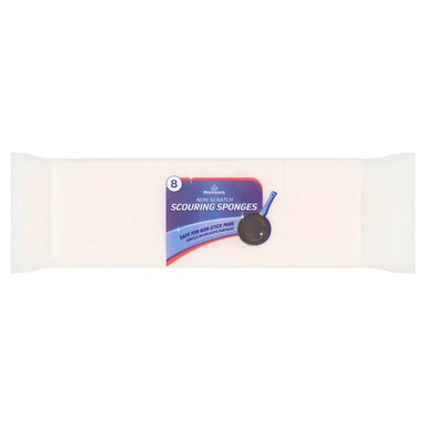 Morrisons NonScratch Scouring Sponges, 8 per Pack