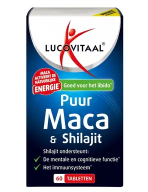 Lucovitaal Maca & Shilajit Puur 60 tabletten