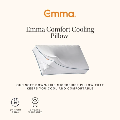 Emma Pillow Comfort Cooling Multi Layer Medium Soft