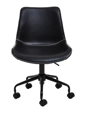 Interiors by Premier Office Chair Bloomberg Faux Leather Black