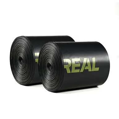 Vivreal Degradable Trash Bags - Black 10L (100 Count) | TÜV & BPP Dual Certified, Ultra-High Strength, Leak-Proof Design, Eco-Friendly Corn Starch Material Trash Bags