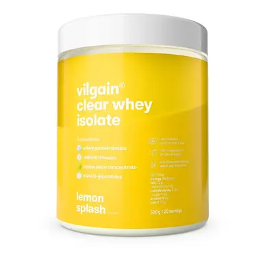 Vilgain Clear Whey Isolate Lemon Splash - 500g