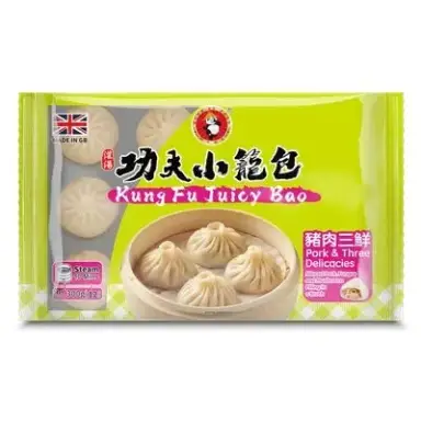 KUNGFU Juicy Bao Three Delicacies Pork 300g