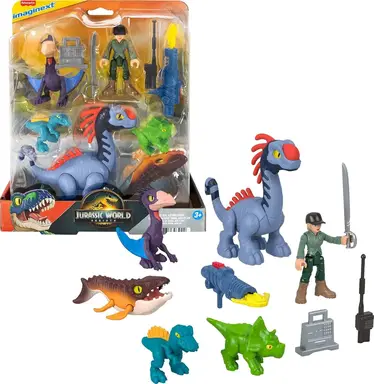 Jurassic World Rebirth Action Figure Play Set