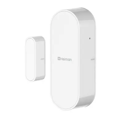 HEIMAN Wi-Fi WiFi Door/Window Sensor, Smart Contact Sensor, Door Alarm Wireless Window Contact Switch for Cooker Hood & Built-In Switch with Push Notification, for Home/Shed/Garage (Pack of 1)