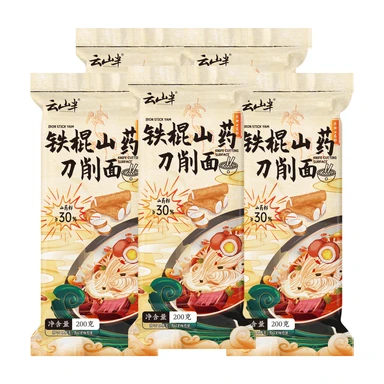 YUNSHANBAN Huaishan noodles 200g  x 5