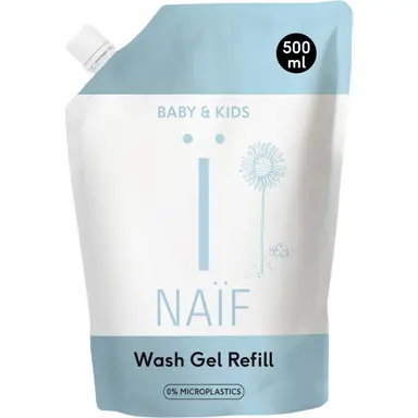 Naïf - Reinigende Wasgel - Navulverpakking - Baby's & Kinderen - 500ml
