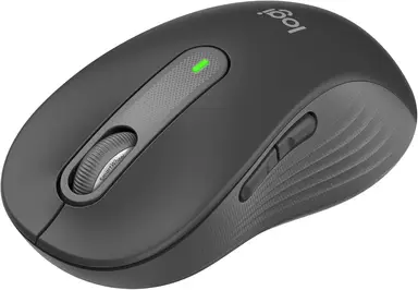 Logitech Signature M650 L Kabellose Maus - für große Hände, leise Klicks, anpassbare Seitentasten, Bluetooth, Multi-Geräte-Kompatibilität - Graphit
