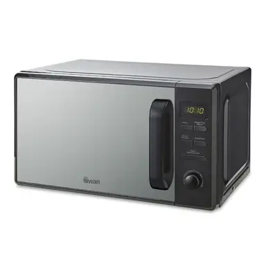 Swan Digital Microwave - 20L, 800W, Black, 5 Power Levels, with 95-Minute Timer, SM4421BLK