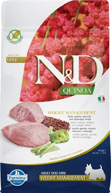 Farmina N&D Quinoa Gewichtsmanagement Hundefutter für Erwachsene Kleinrassen 800 g