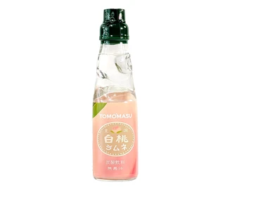 TOMOMASU White Peach Ramune Soda Drink 200ml