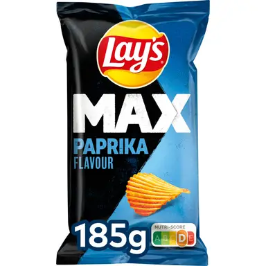 Lay's Max rokerige paprika 185 g