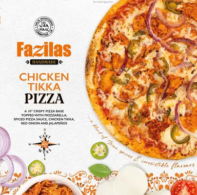 Fazilas Pizza chicken Tikka 400g HALAL