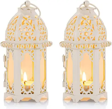 Ramadan Lantern Decorations for Home Set of 2